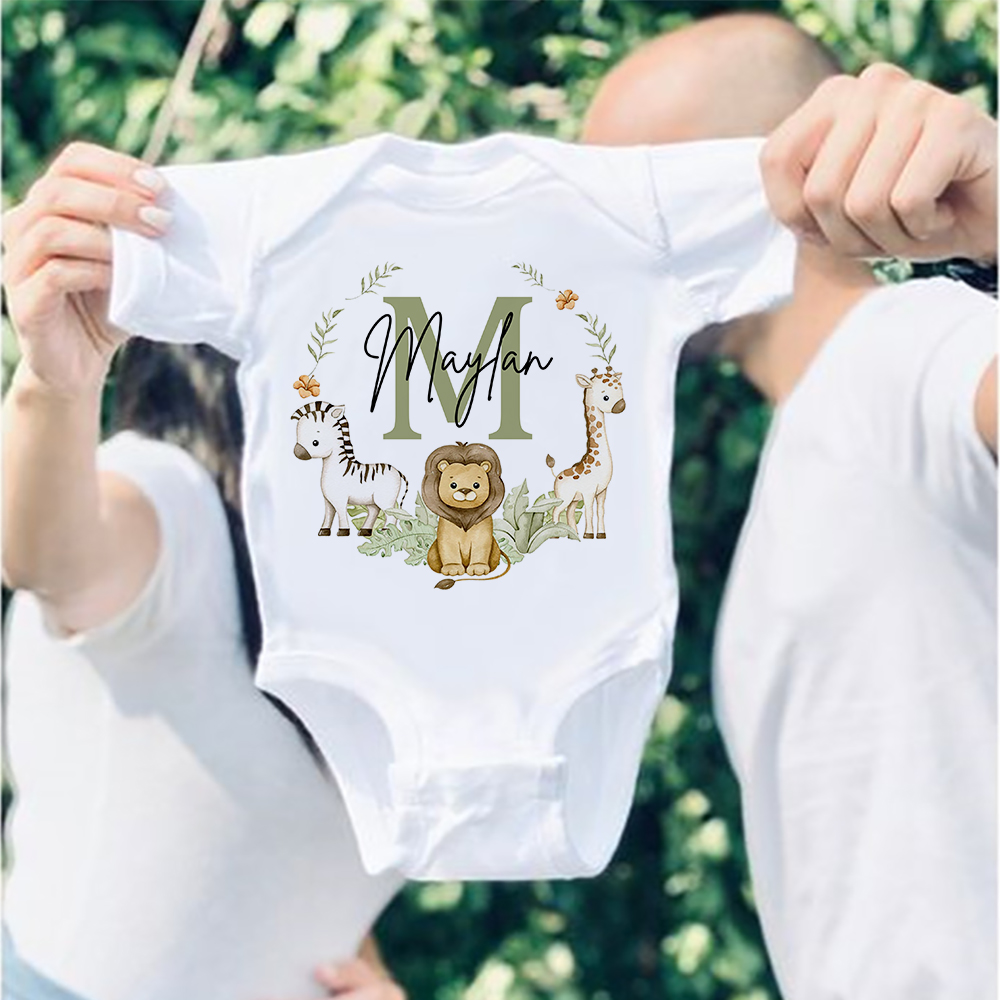 Baby Clothing Name - Personalisierter Baby-Overall mit individuellem Namen, Neugeborene,