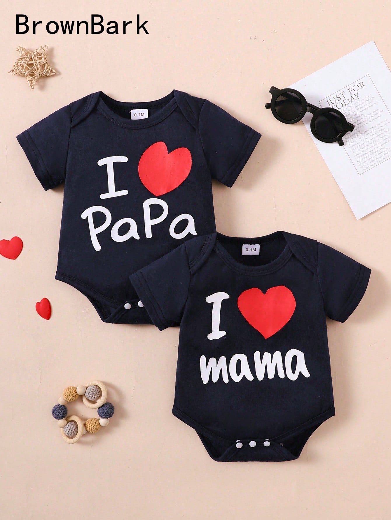 Baby Clothing Brand - 2-teiliges Set, unisex Sommer-Outfit, niedliches, lässiges