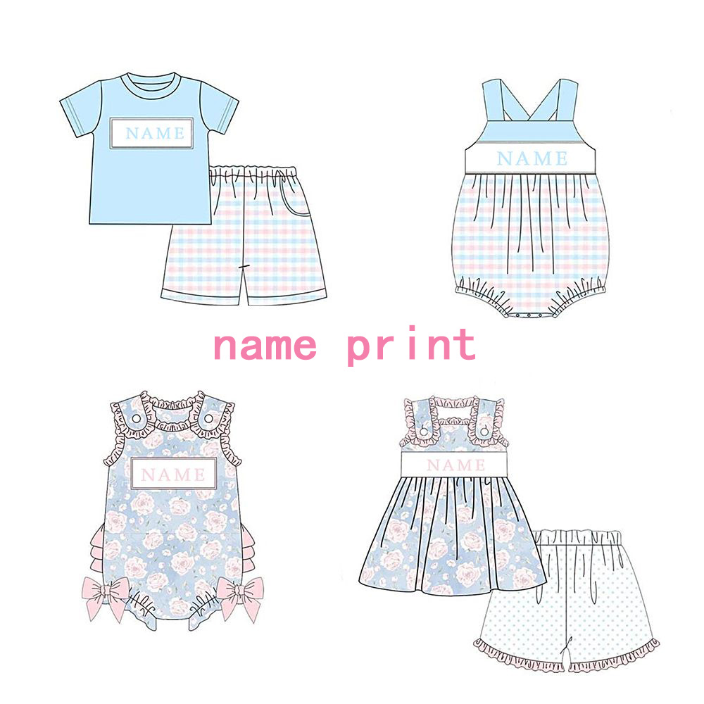 Baby Clothing Name - Individuelles Design für Kinder, passendes Boutique-Outfit,