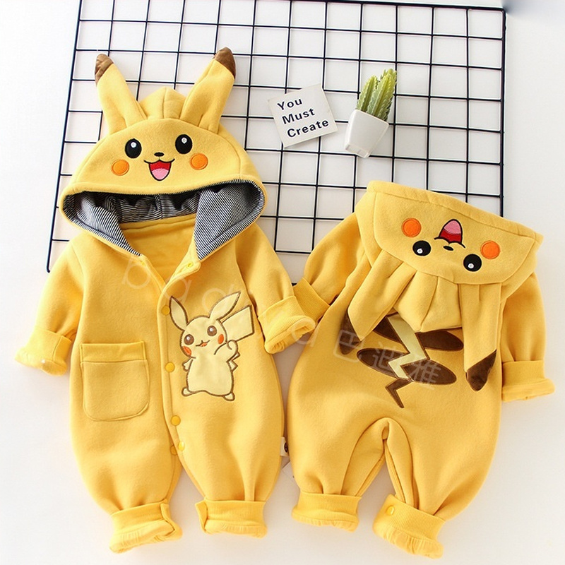 Baby Clothing Items - Cartoon Pocket Monsters Baby-Pyjama für Neugeborene,