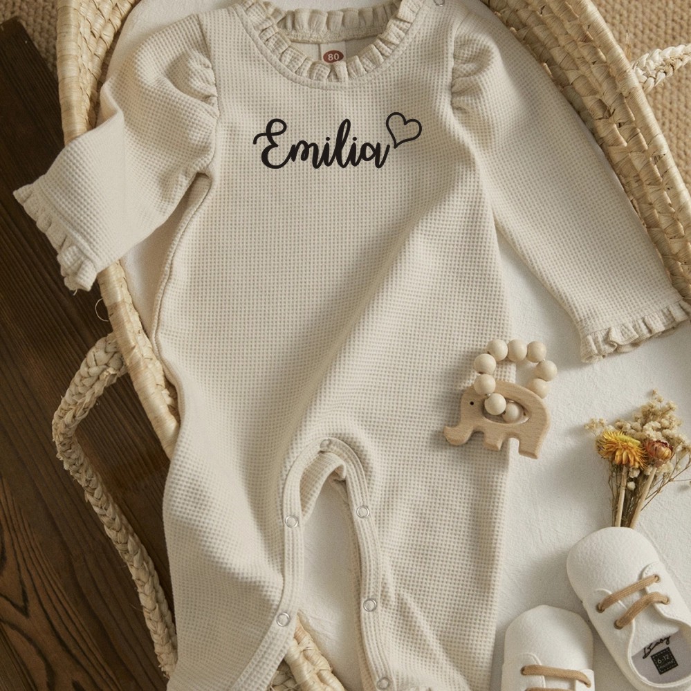 Baby Clothing Name - Personalisierte Kleinkind Neugeborenen Baby Mädchen Strampler