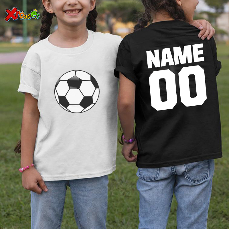 Baby Clothing Name - Kinder T-shirt Fußball 2021 Jungen Mädchen