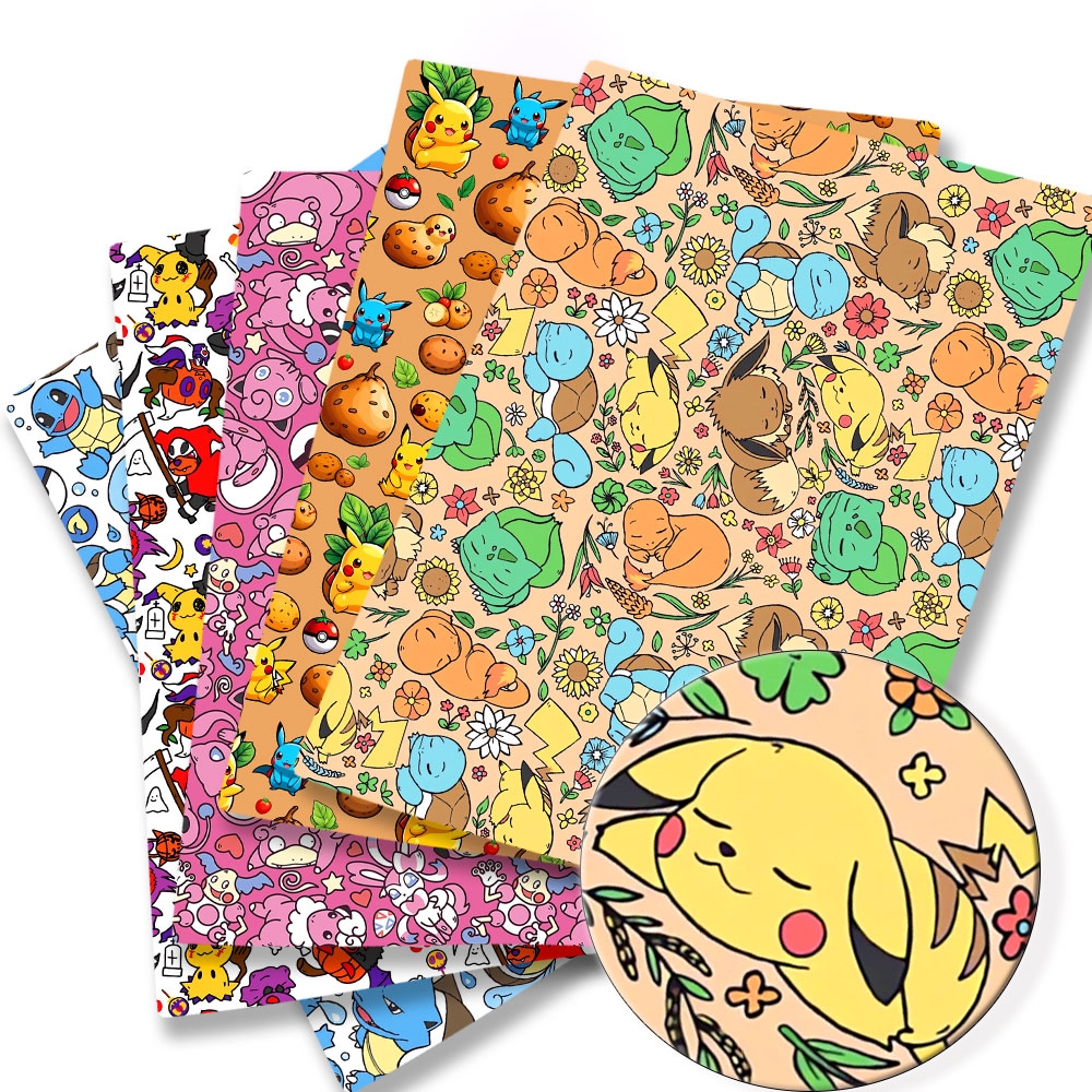 Baby Clothing Items - Pokemon Cartoon Fabric140*50cm Handgemachte Nähen Patchwork