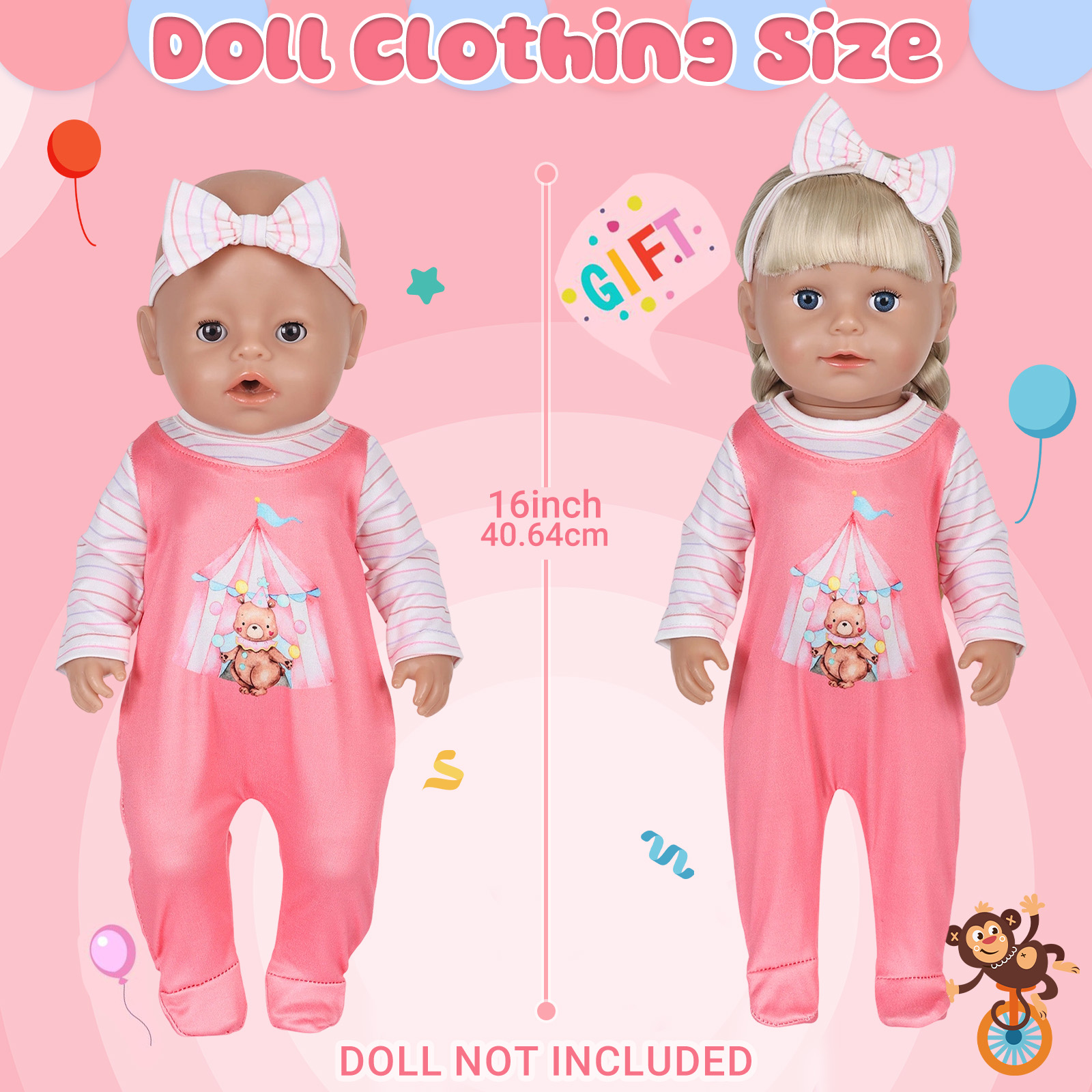 Puppenkleidung für 16-18 Zoll  – Baby Clothing Items Bewertung und Preis